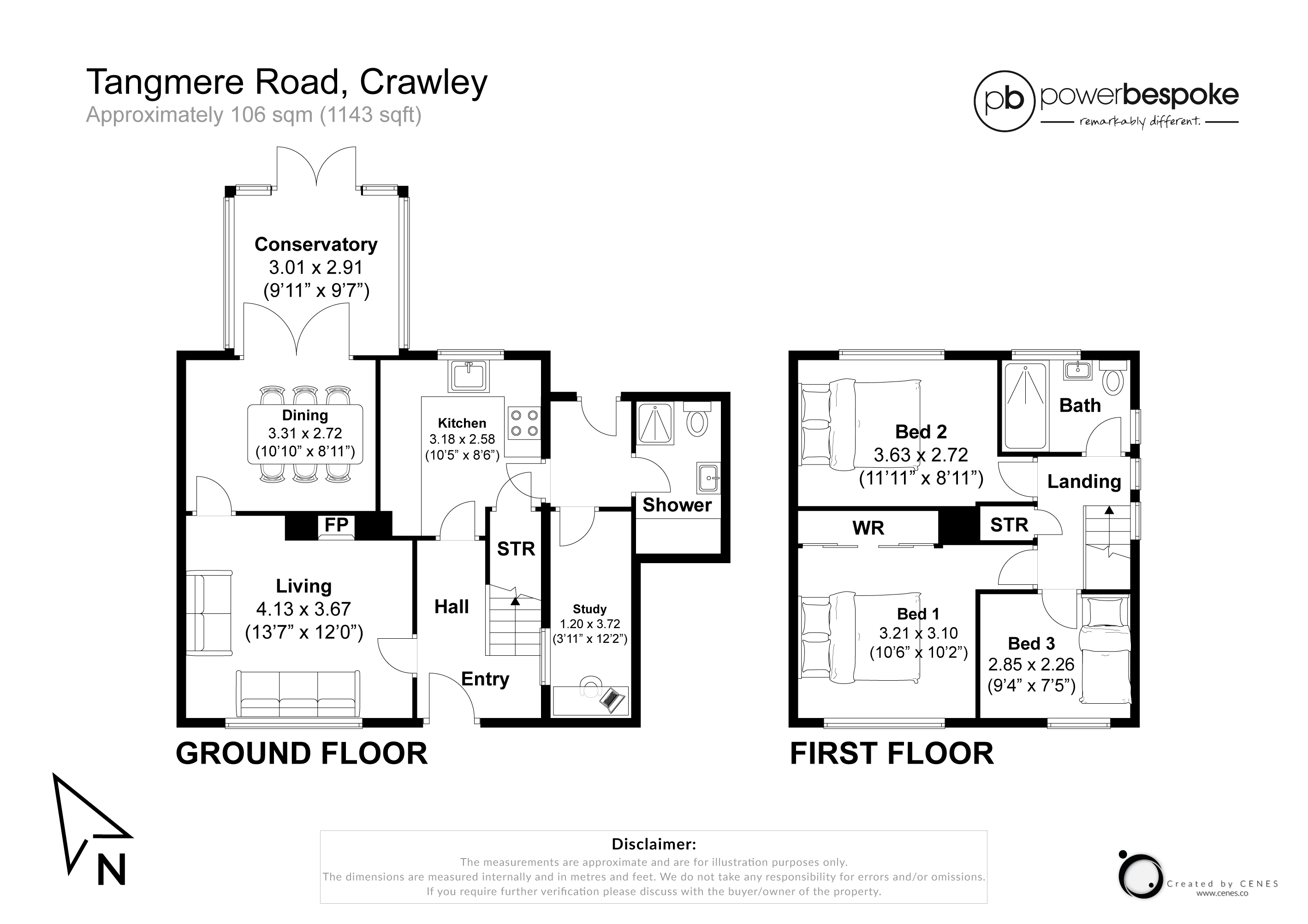 10, Tangmere Road, Crawley floorplan