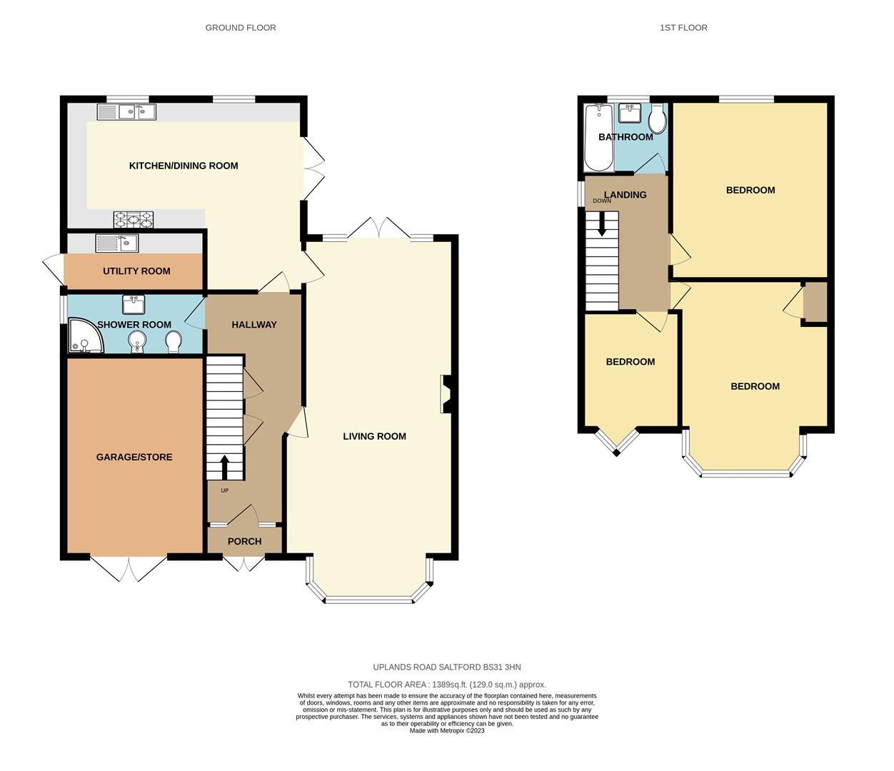 Uplands Road, Saltford, Bristol BS31, 3 bedroom semidetached house for