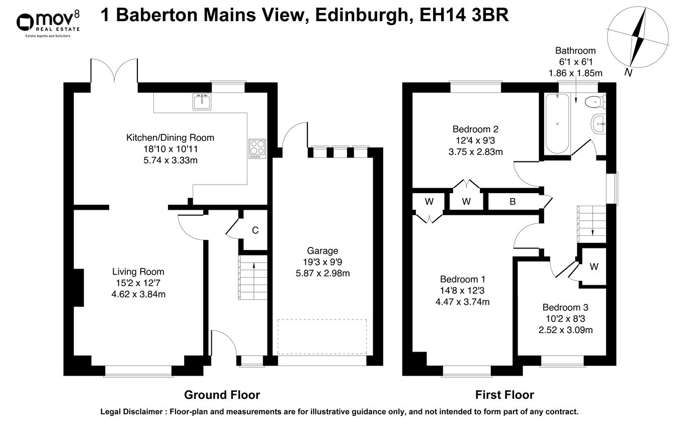 1, Baberton Mains View, Edinburgh floorplan