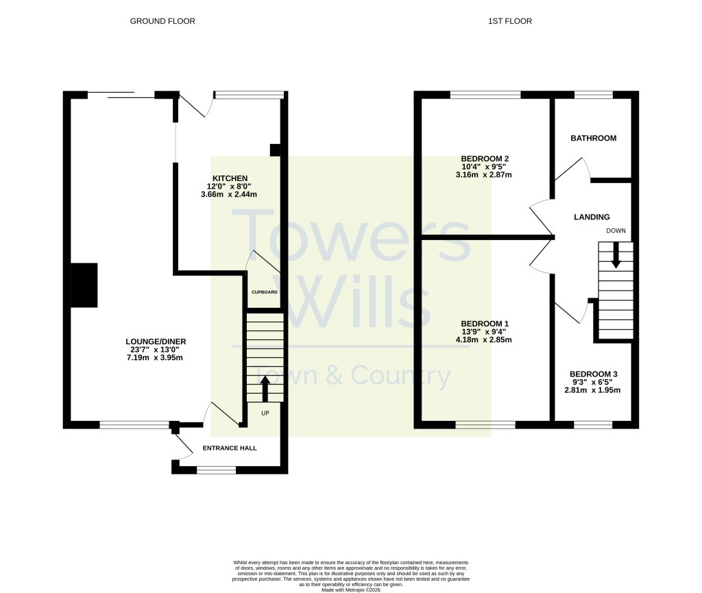 14, Rivers Road, Yeovil floorplan