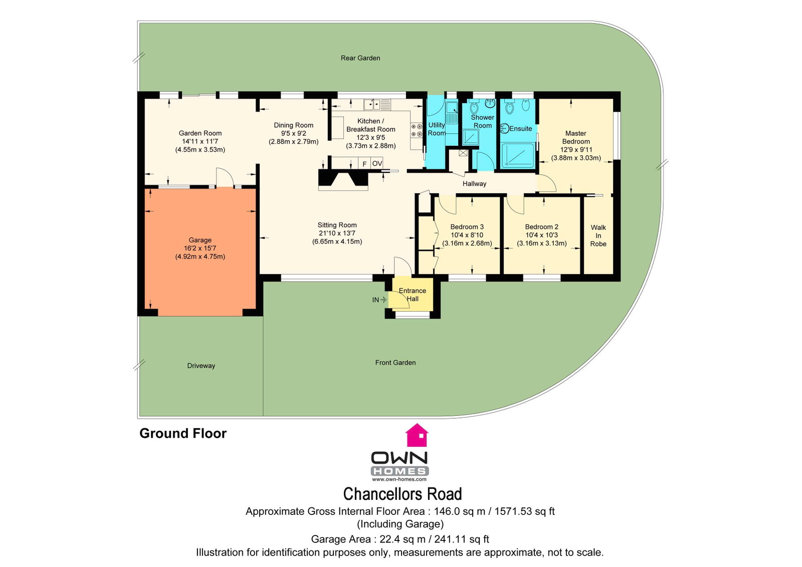 11, Chancellors Road, Stevenage floorplan