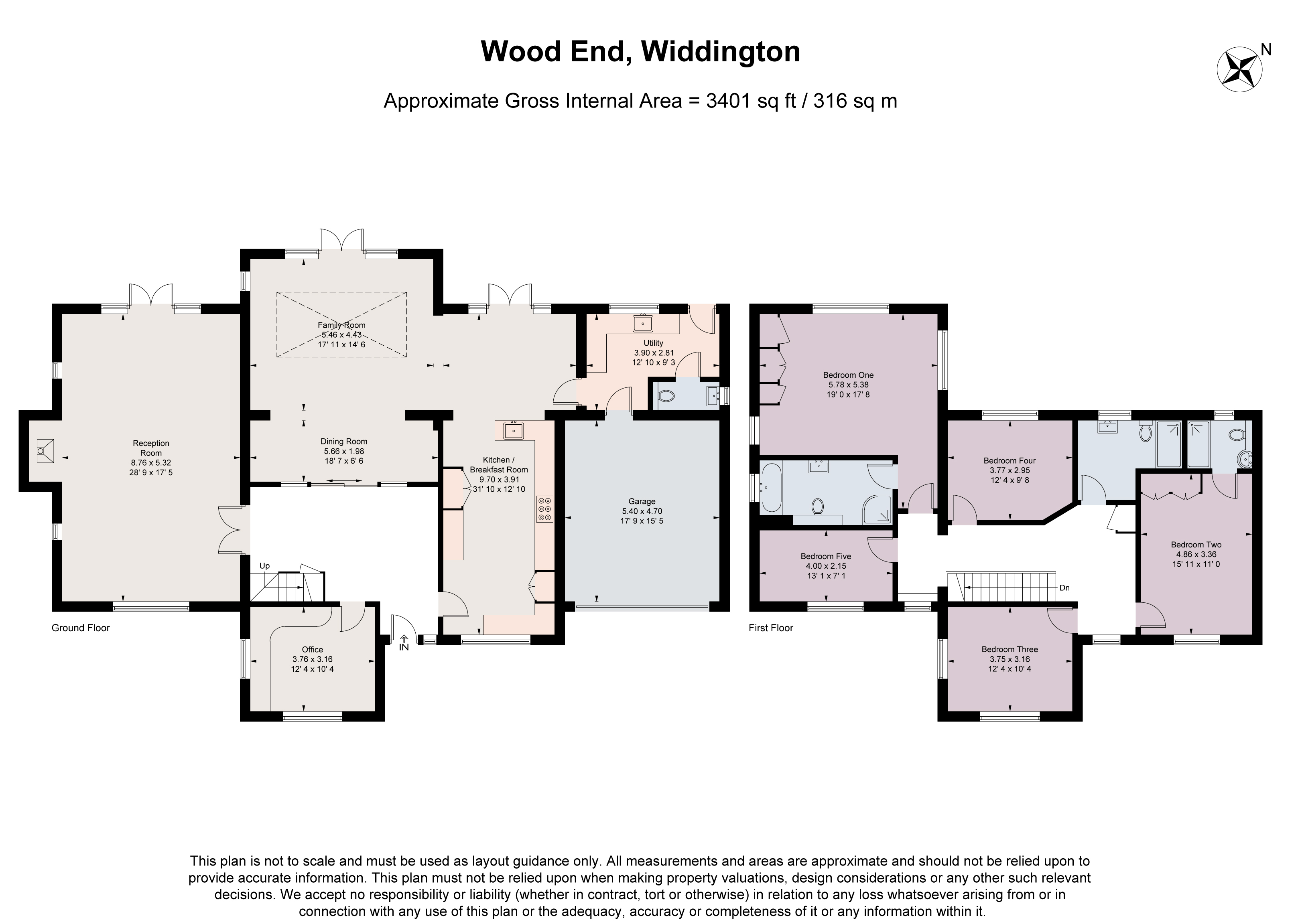 Ashcroft,, Wood End, Saffron Walden floorplan