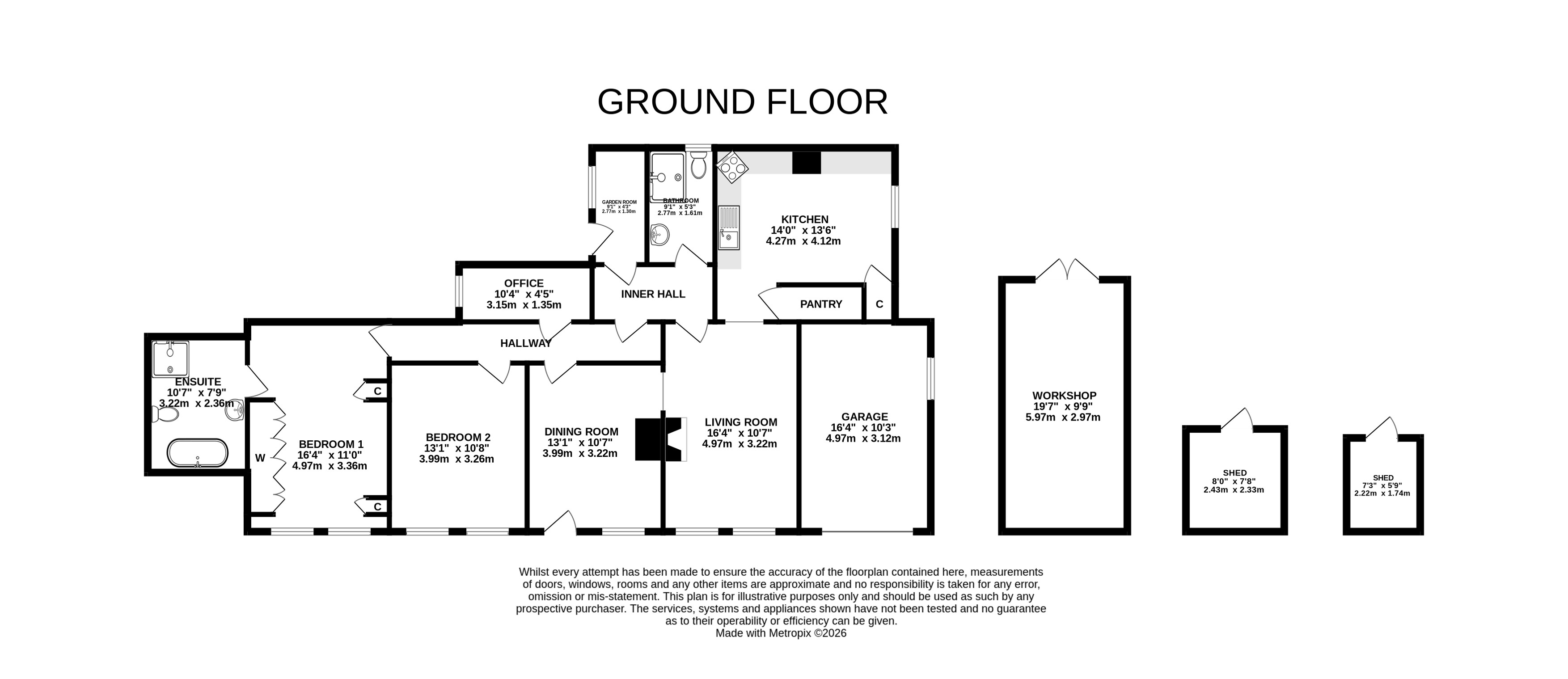 St. Catherines,, Heatherton Park, Taunton floorplan