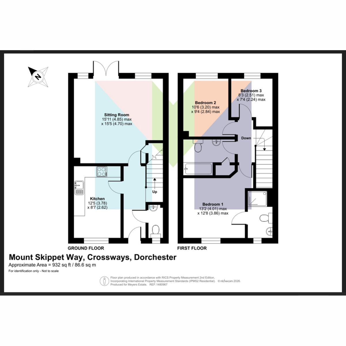 3 Squadron Place, Mount Skippet Way, Dorchester floorplan