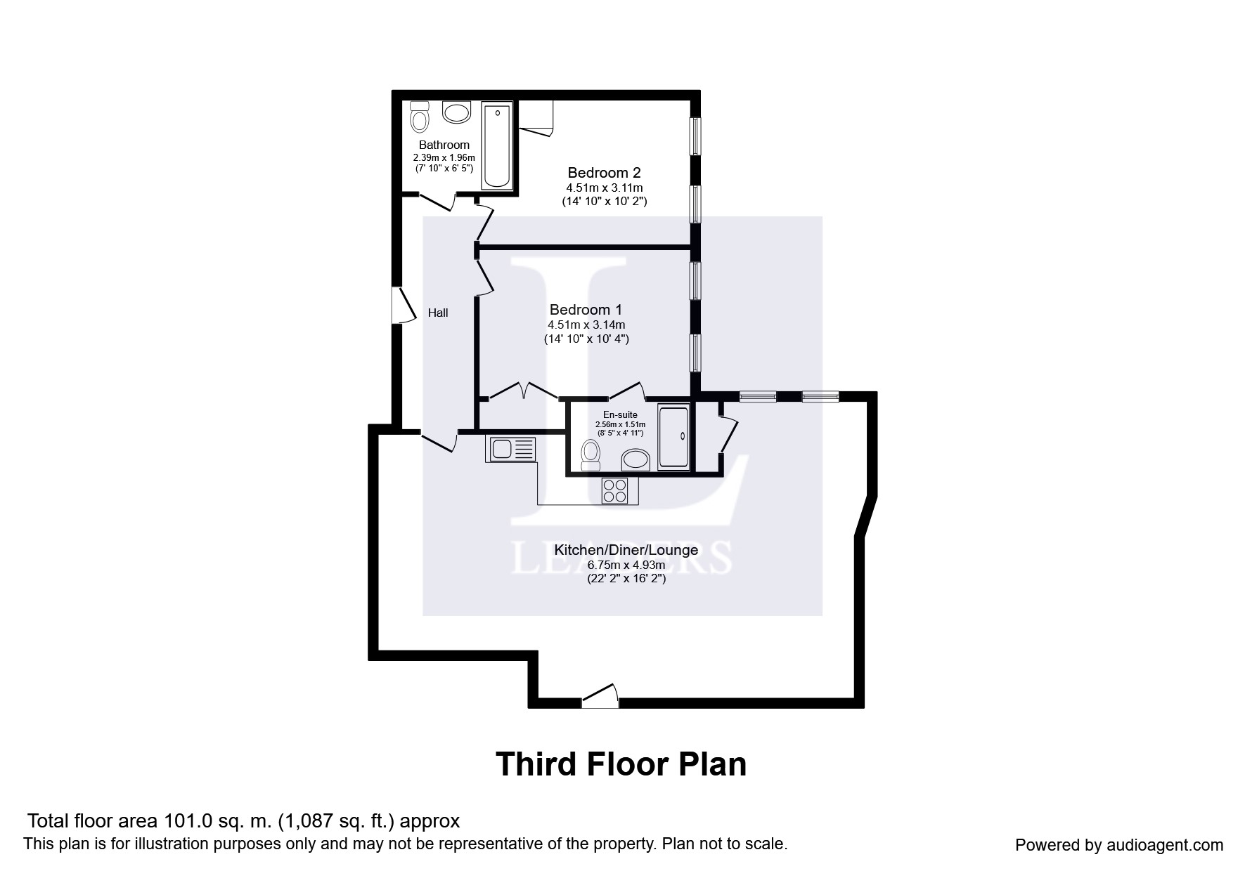 2 Bedrooms Flat to rent in St. Johns Street, Chichester PO19