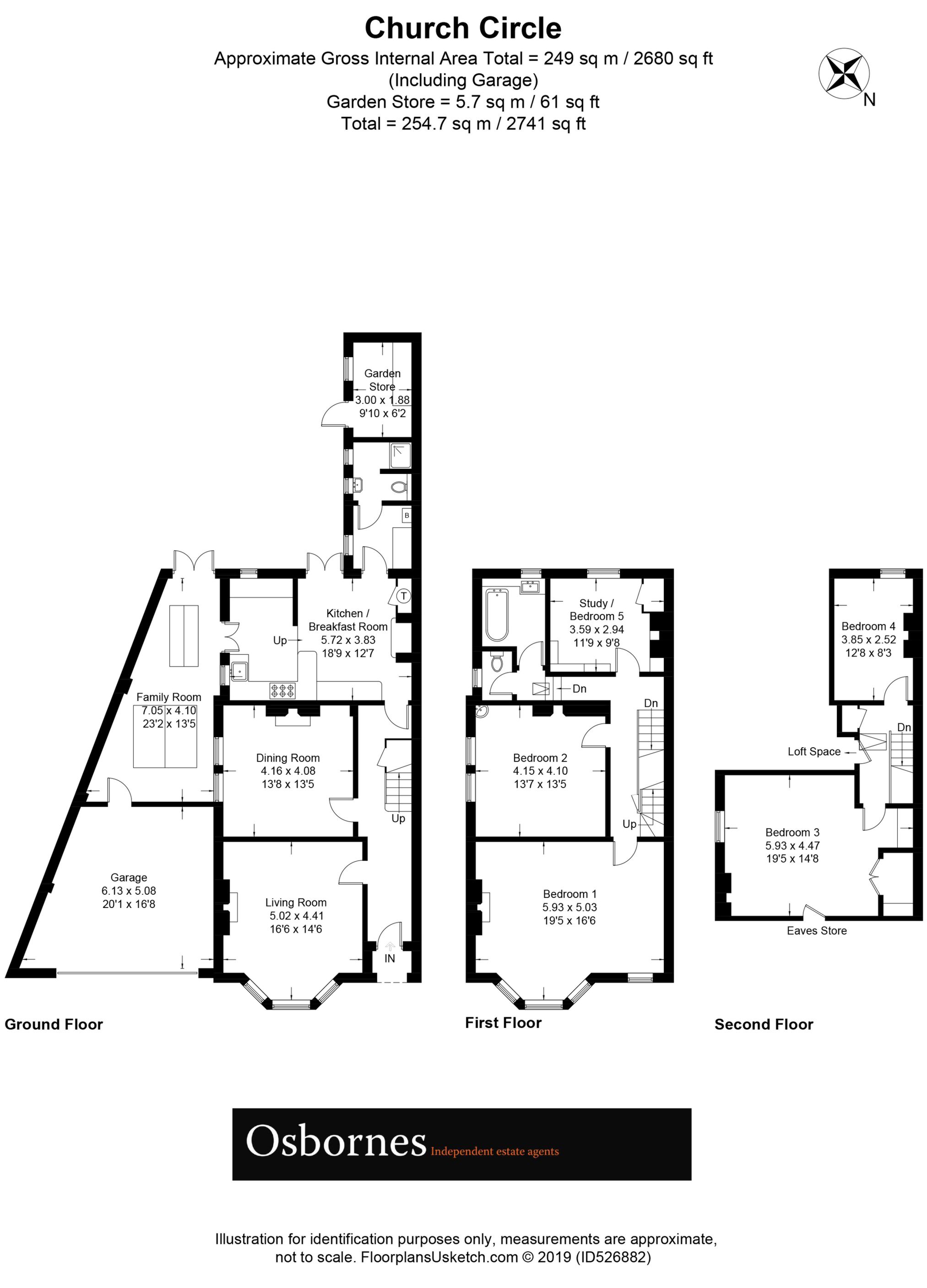 5 Bedrooms Semi-detached house for sale in Church Circle, Farnborough GU14
