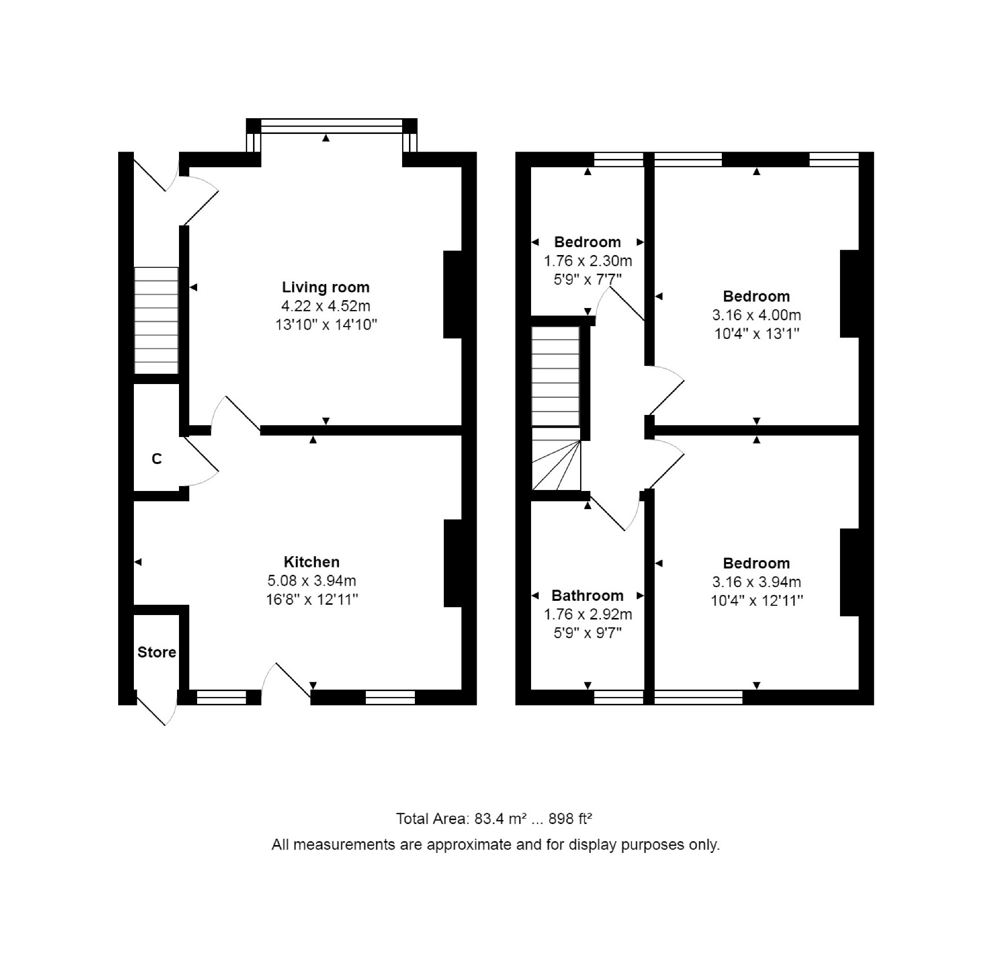 3 Bedrooms Terraced house to rent in Torrs Road, Harrogate, North Yorkshire HG1
