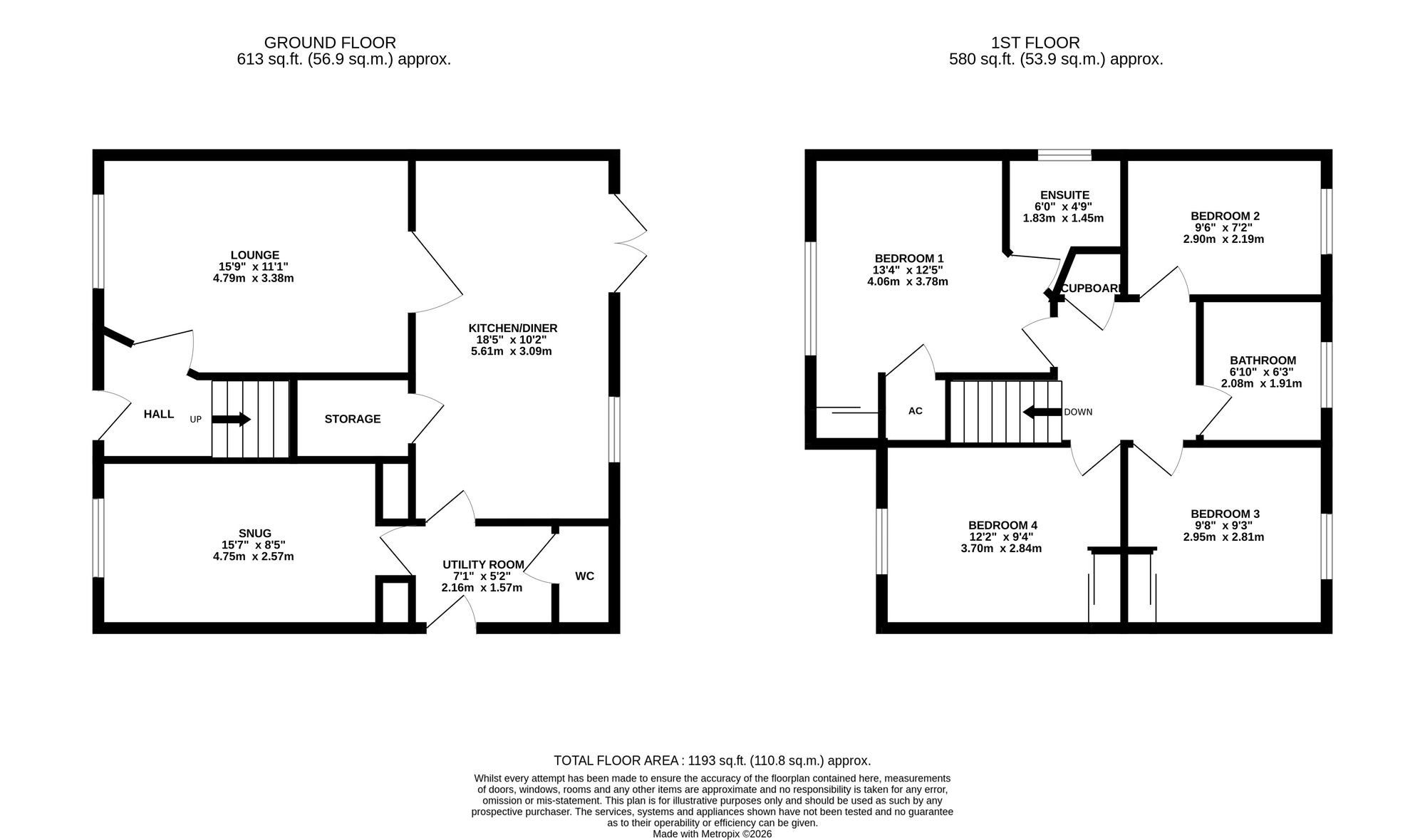 1 Argent Close, Crewe floorplan