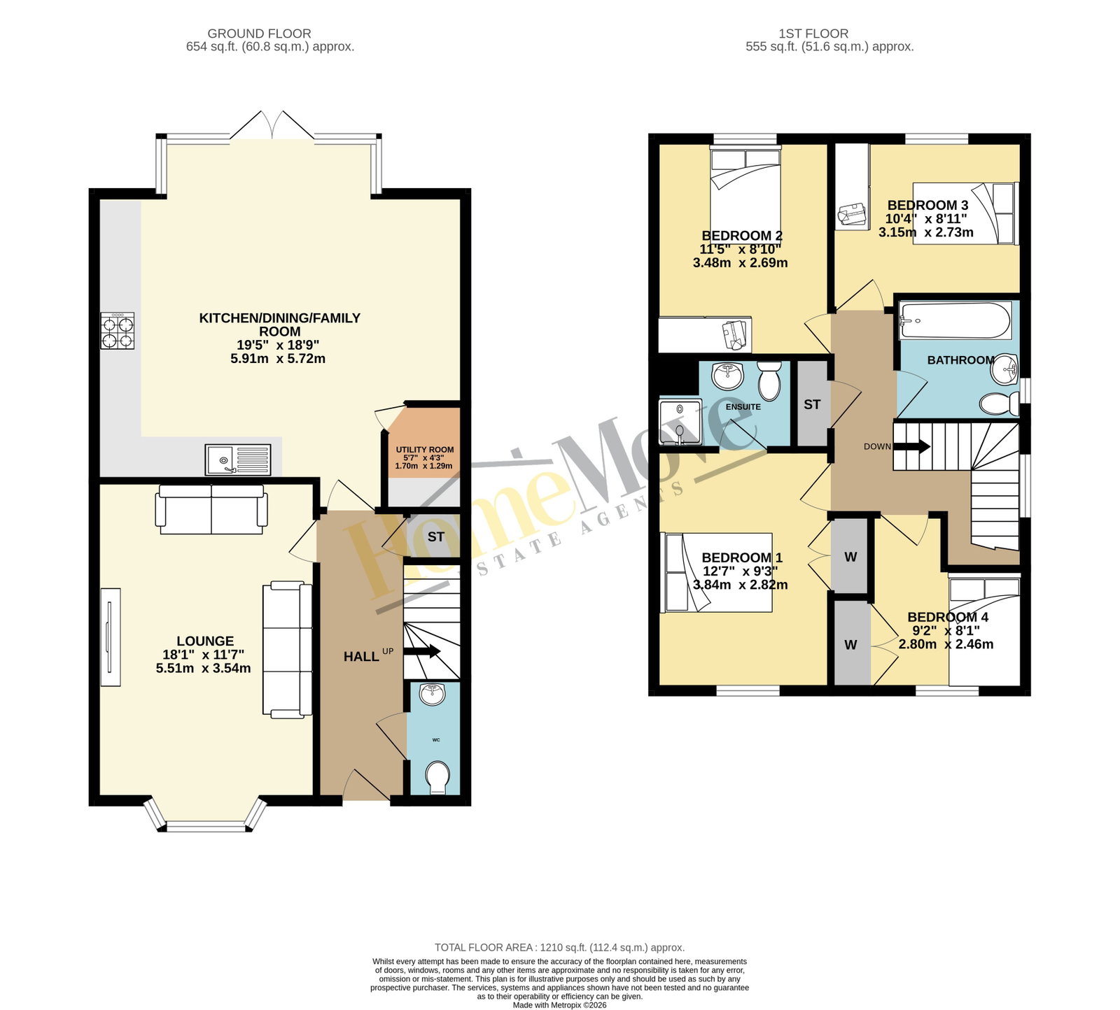 19, Woodward Drive, Market Harborough floorplan