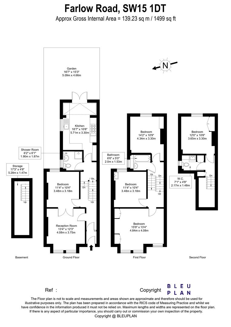 6, Farlow Road, London floorplan