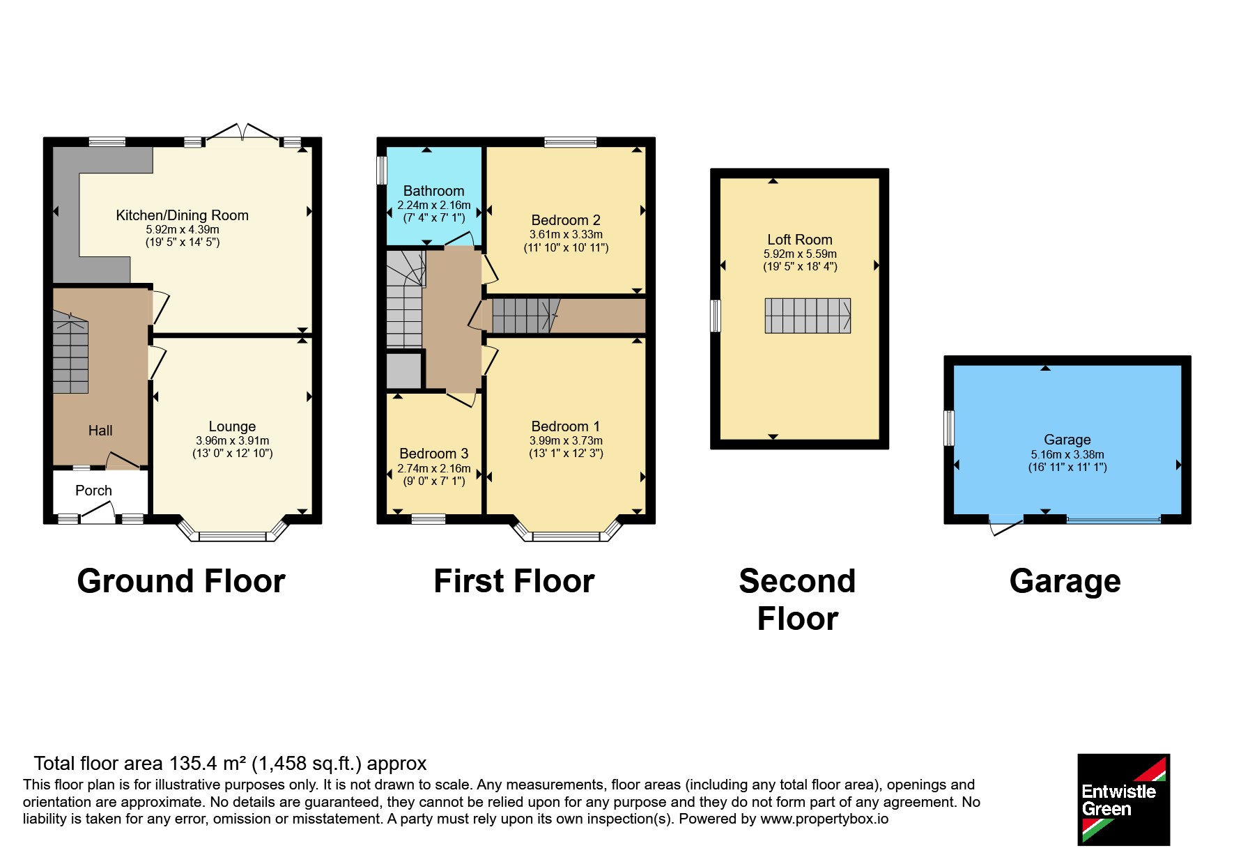 8, Collingwood Aveue, Lancashire floorplan
