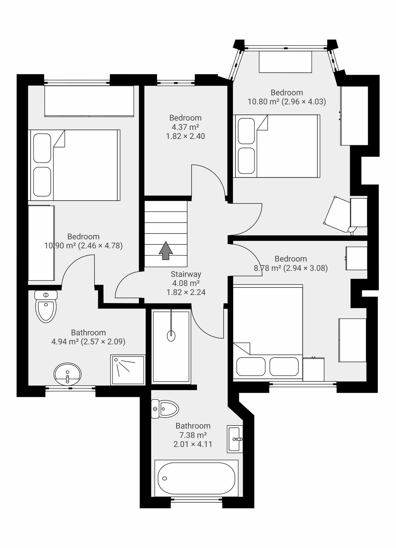 18, Heath Road, Widnes floorplan