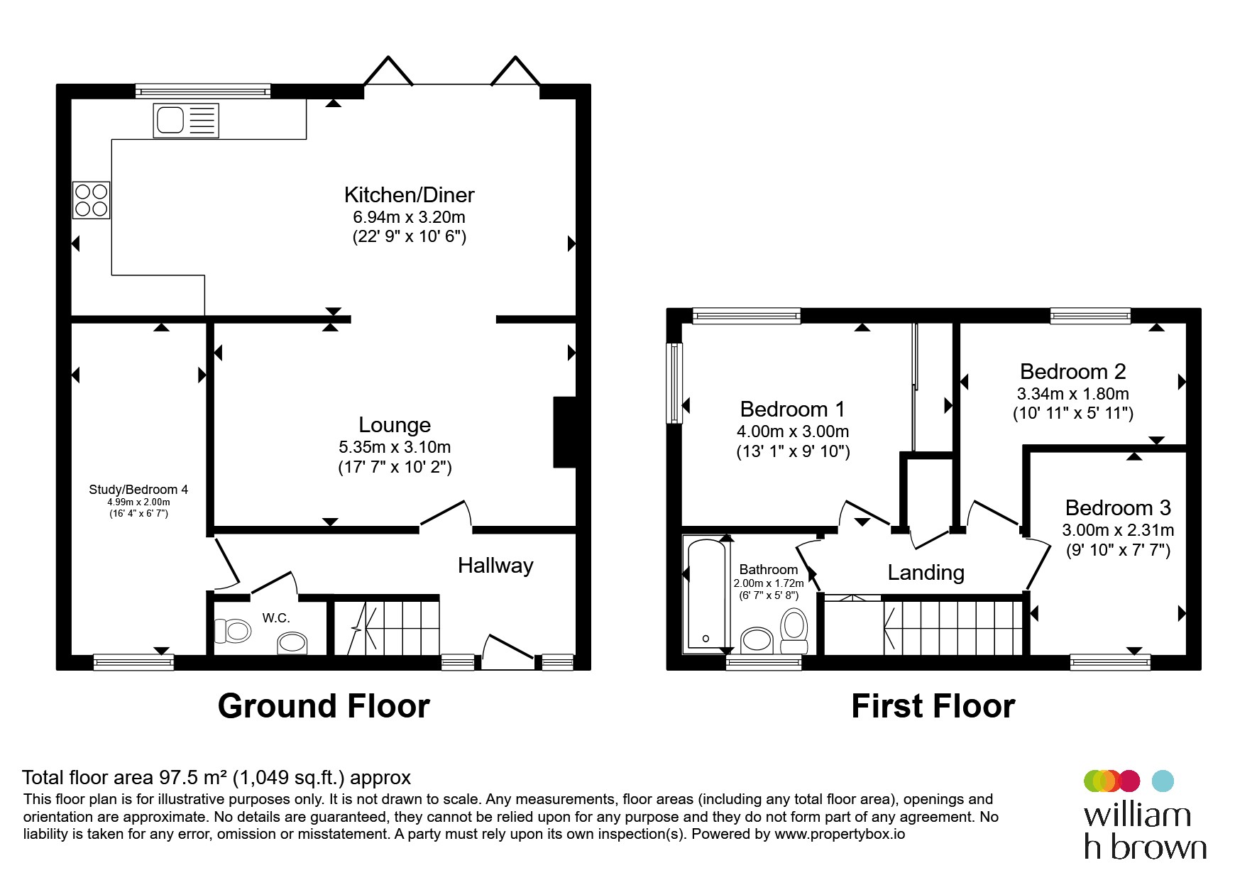3, Karen Close, Brentwood floorplan