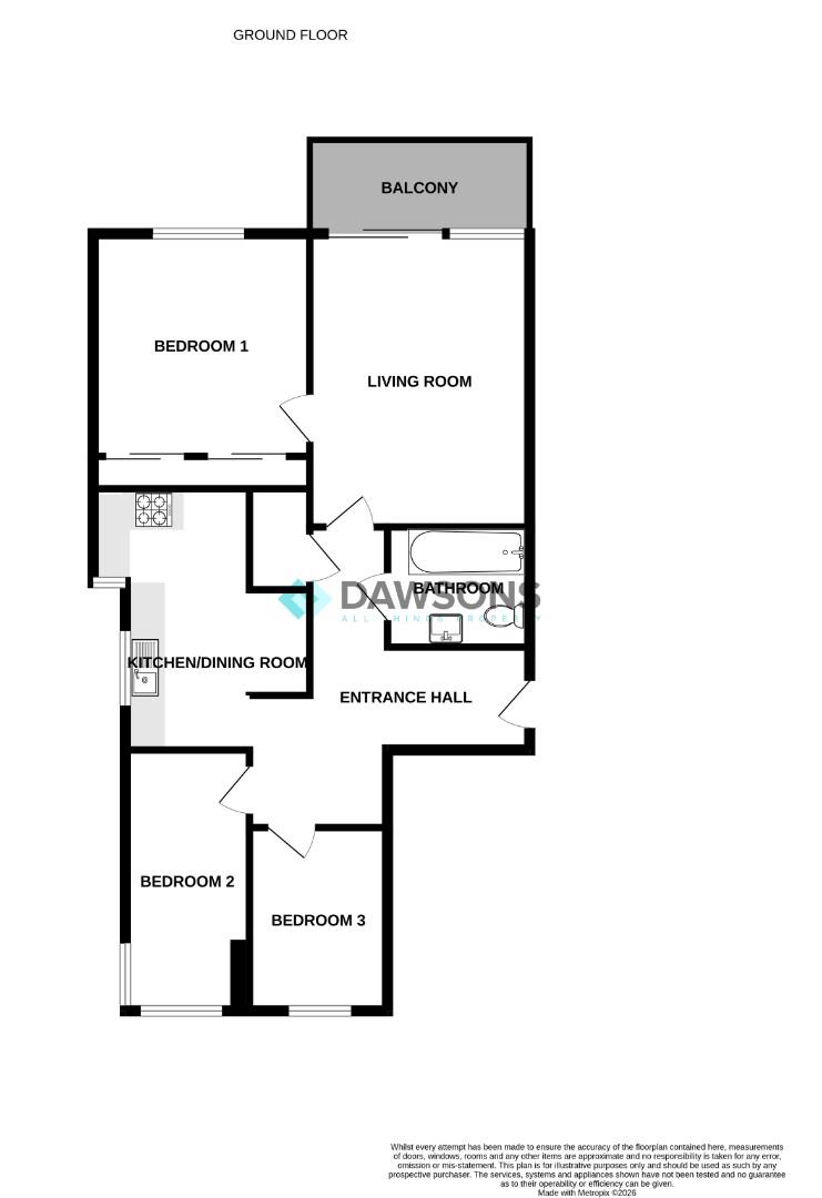 11, Parkside, 16 Langland Road, Swansea floorplan