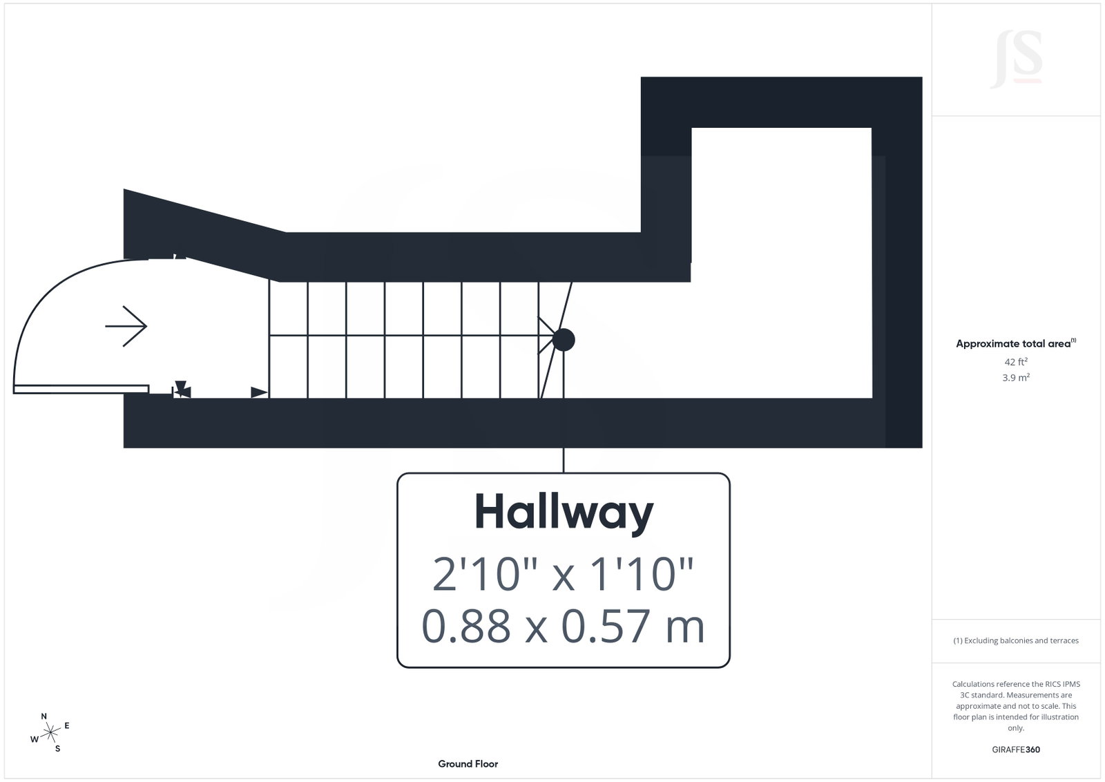 Top Maisonette, 8 Tichborne Street, Brighton floorplan
