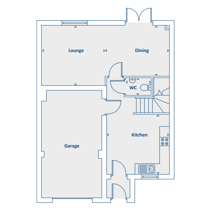 Plot 53, Kingsgate, Bridlington floorplan