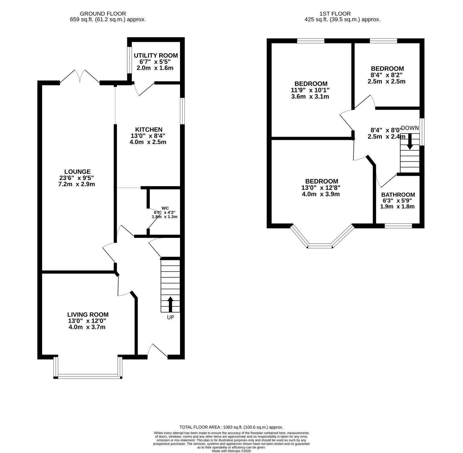 118, Highfield Road, Birmingham floorplan