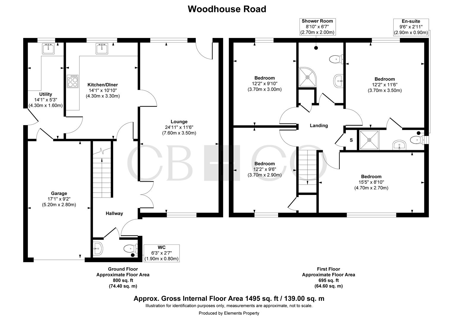 33, Woodhouse Road, Belper floorplan