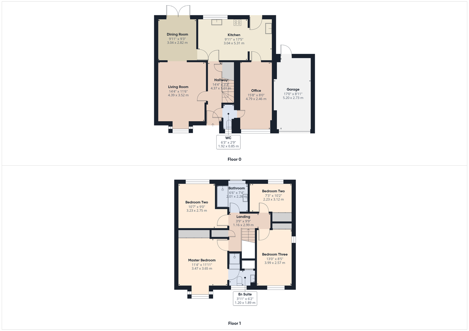 Henfordh Grange, Liskeard floorplan