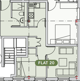 Flat 20 35-51 , Station Road , Egham floorplan