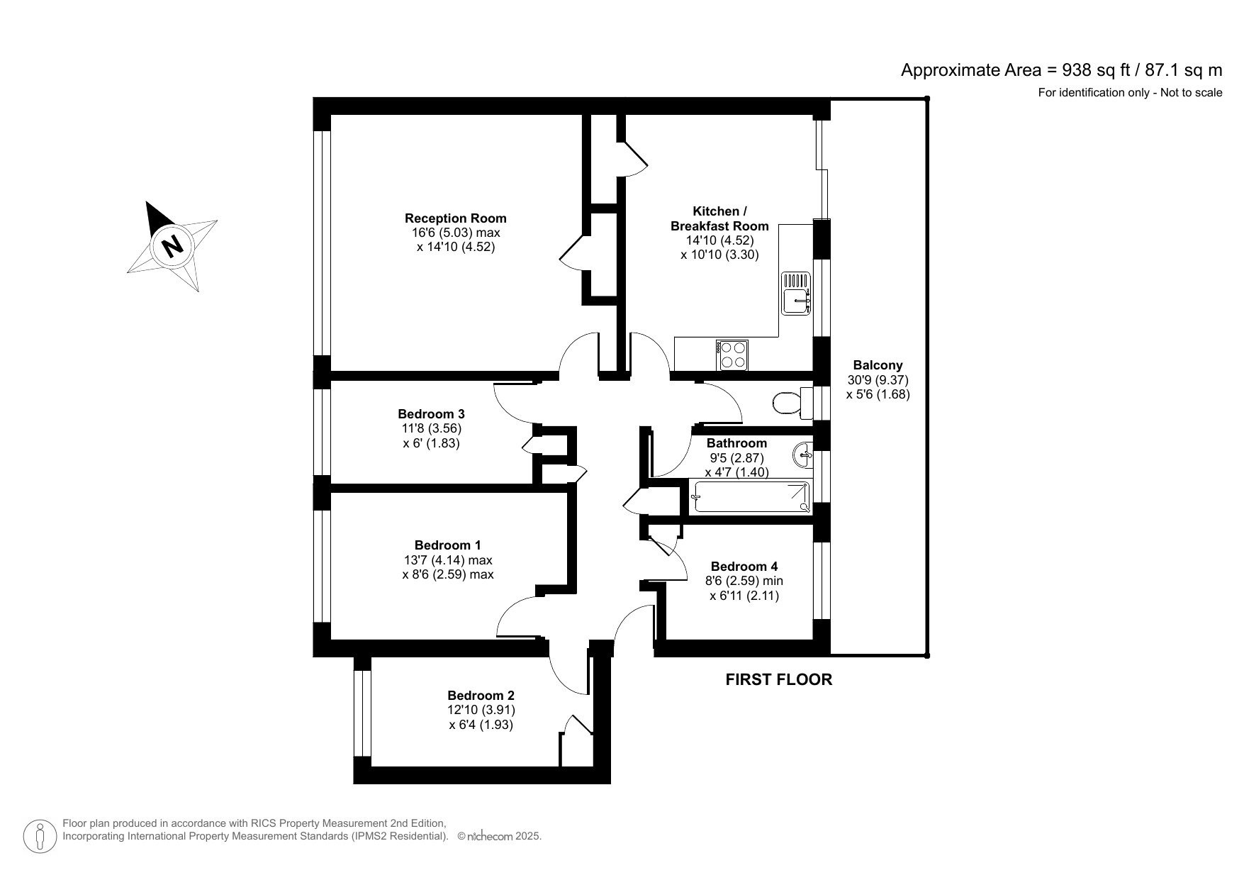 23, Otto Close, London floorplan