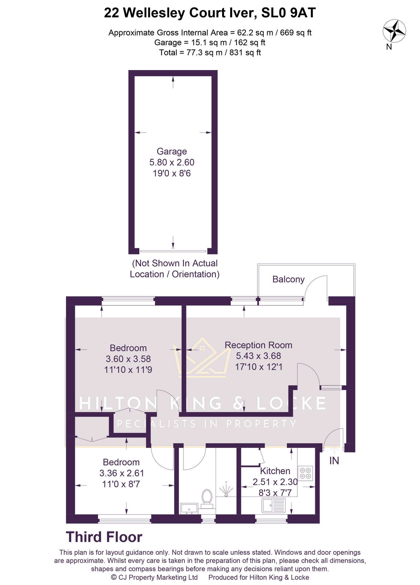 22, Wellesley Court, IVER floorplan