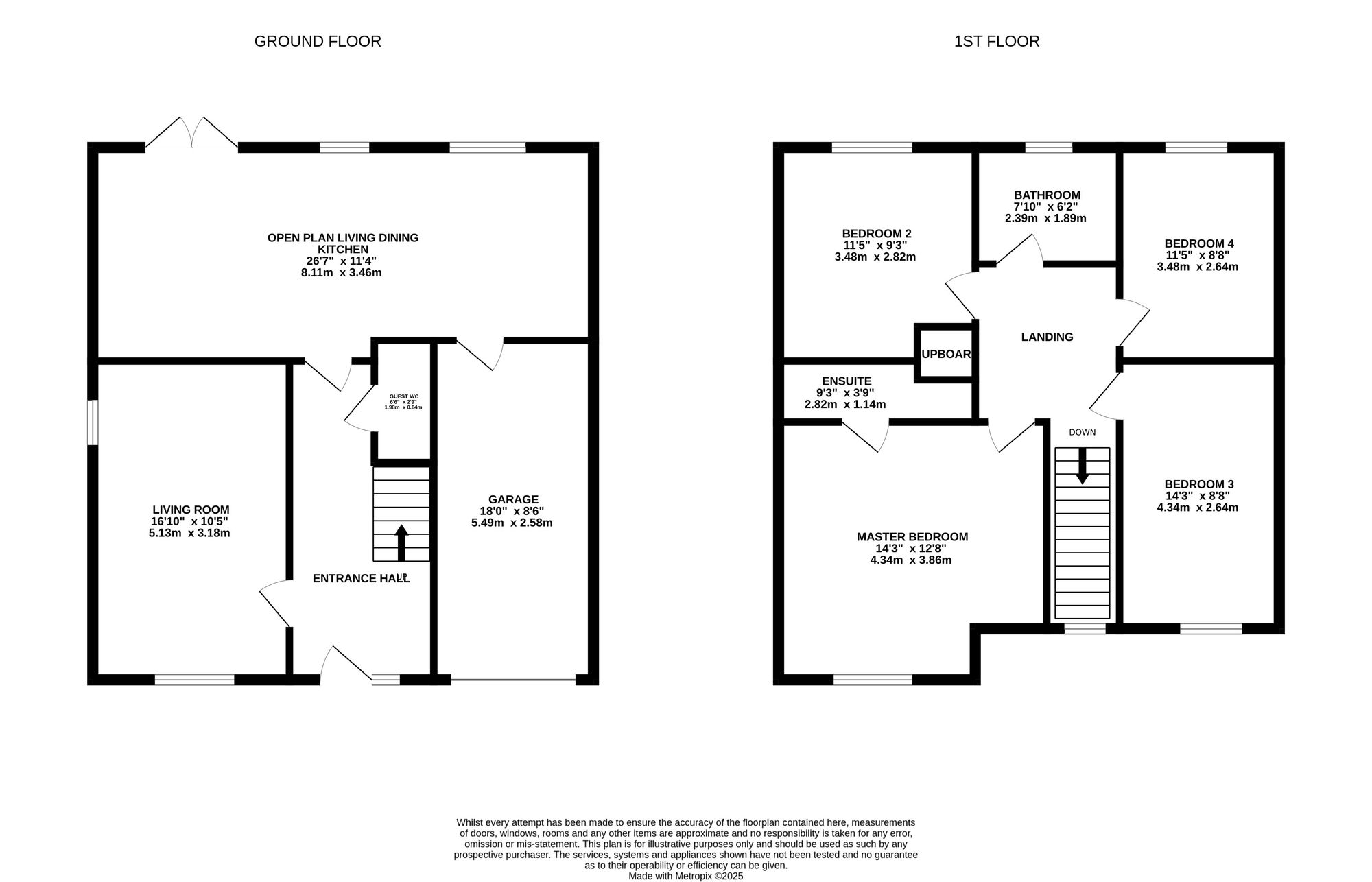 Plot 34 Birchwood Grove, Cheadle floorplan