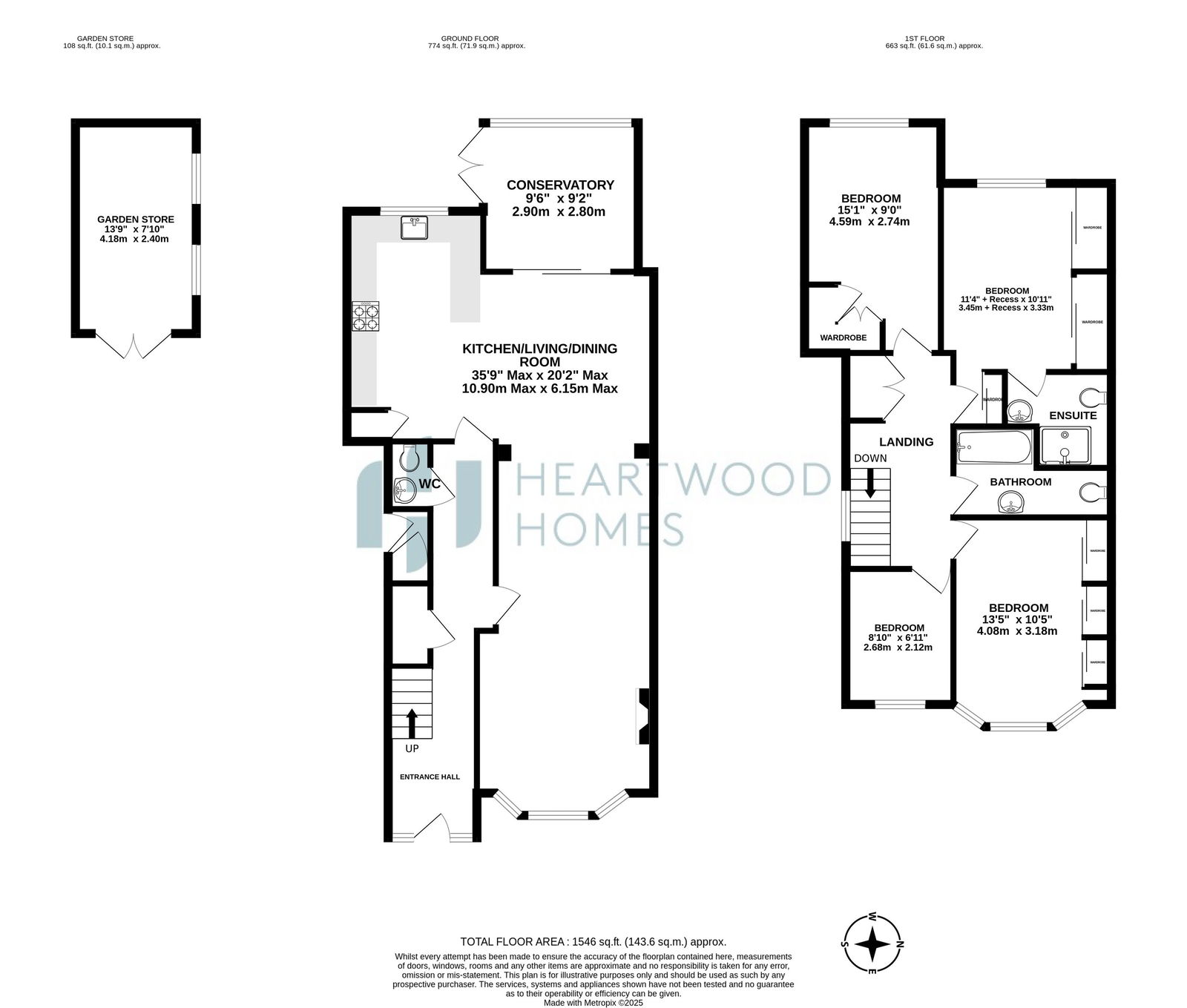 141, Gurney Court Road, St. Albans floorplan