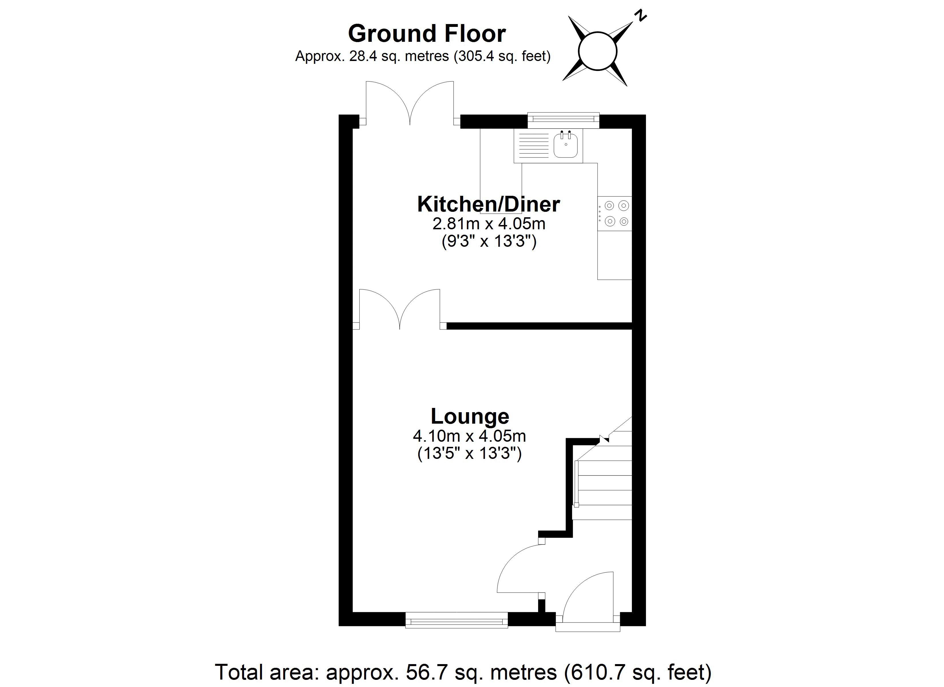 30, Whitebeam Close, Telford floorplan