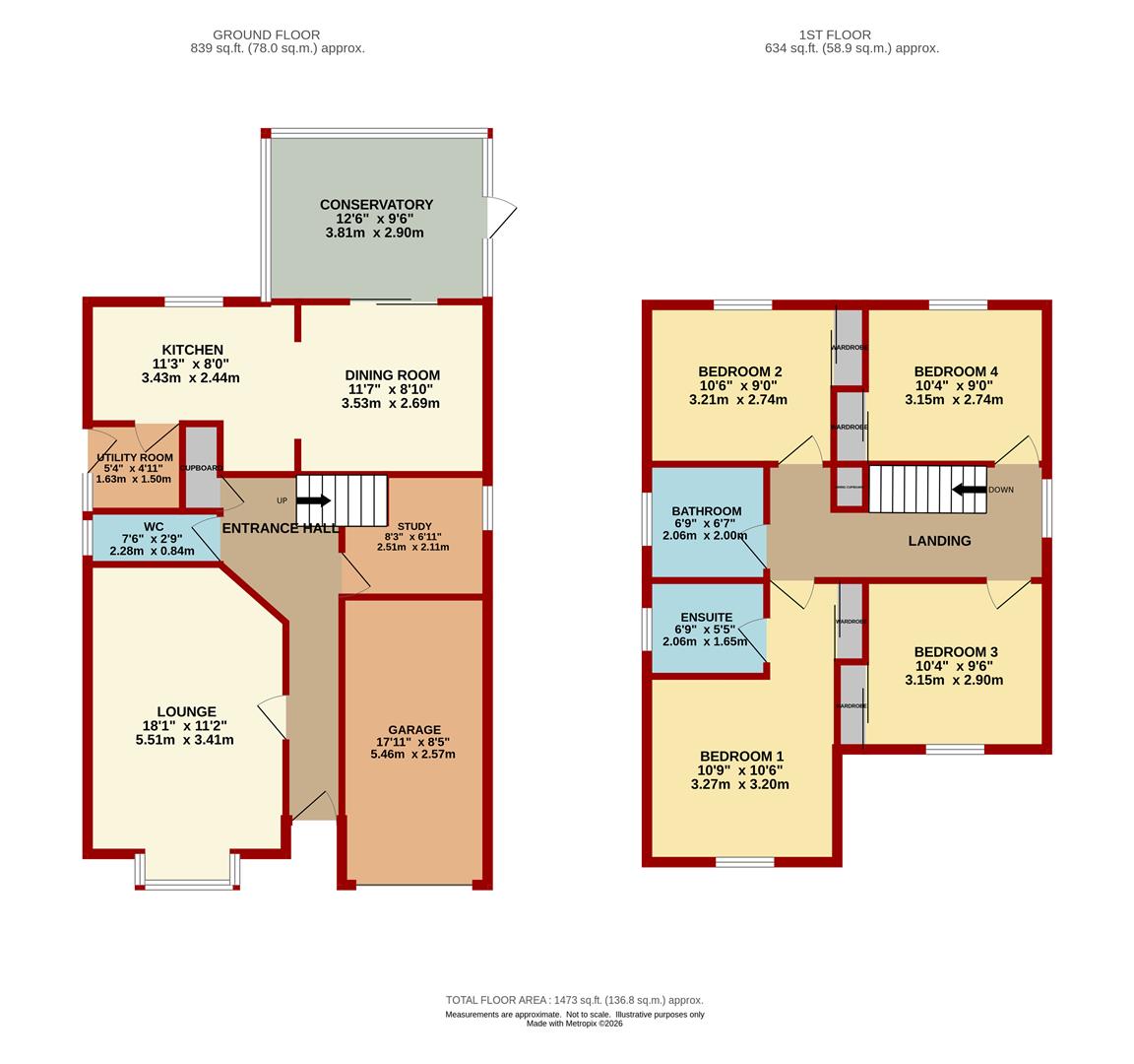 9, Walnut Close, Coleford floorplan