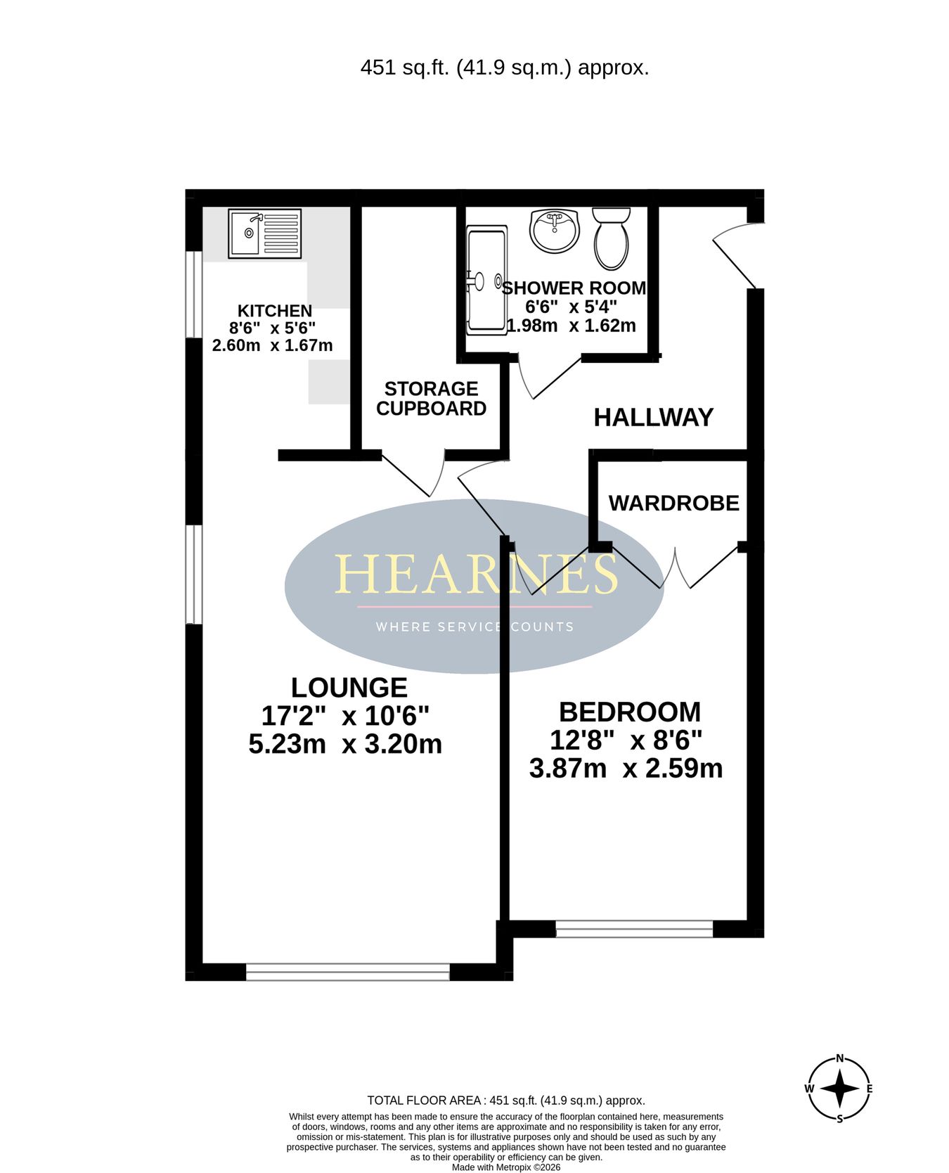Flat 25 Homeview House, Seldown Road, Poole floorplan