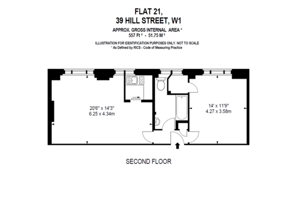 1 Bedrooms  to rent in Hill Street, London W1J