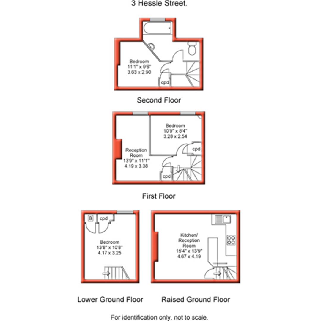 3, HESSLE STREET, Leeds floorplan