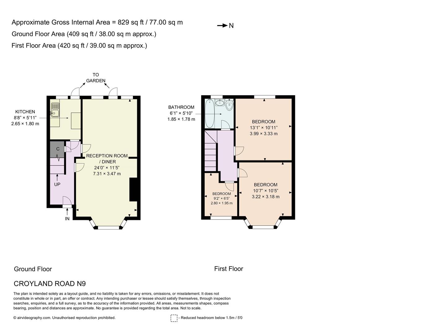 Croyland Road, London floorplan