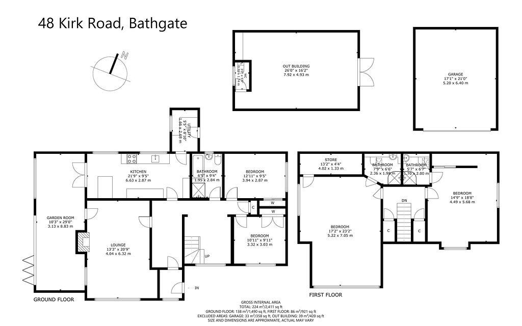 48, Kirk Road, Bathgate floorplan