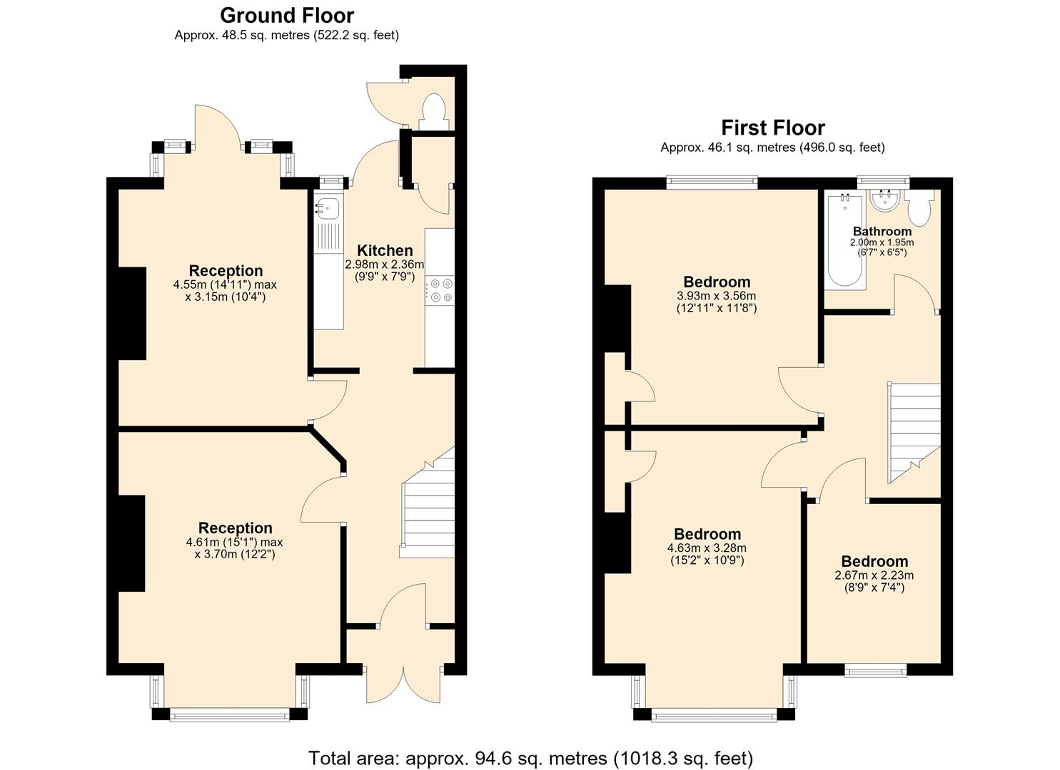 32, Merrivale Road, Portsmouth floorplan