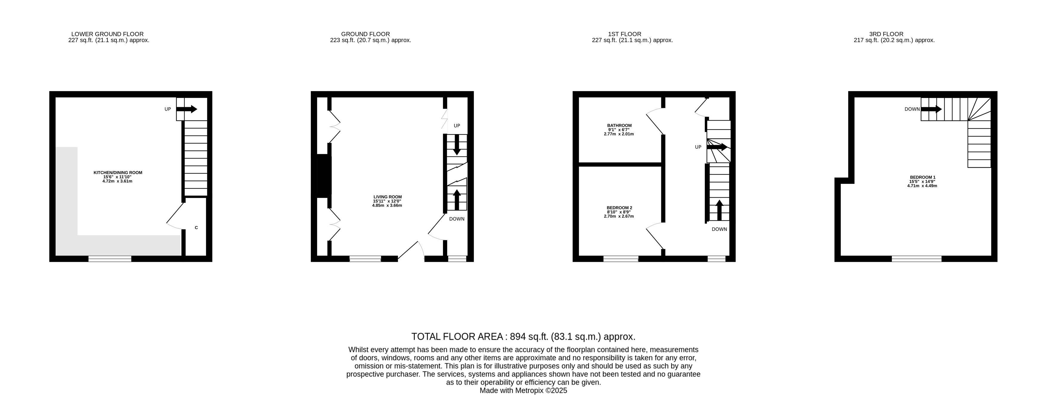 9, Low Bank Street, Pudsey floorplan