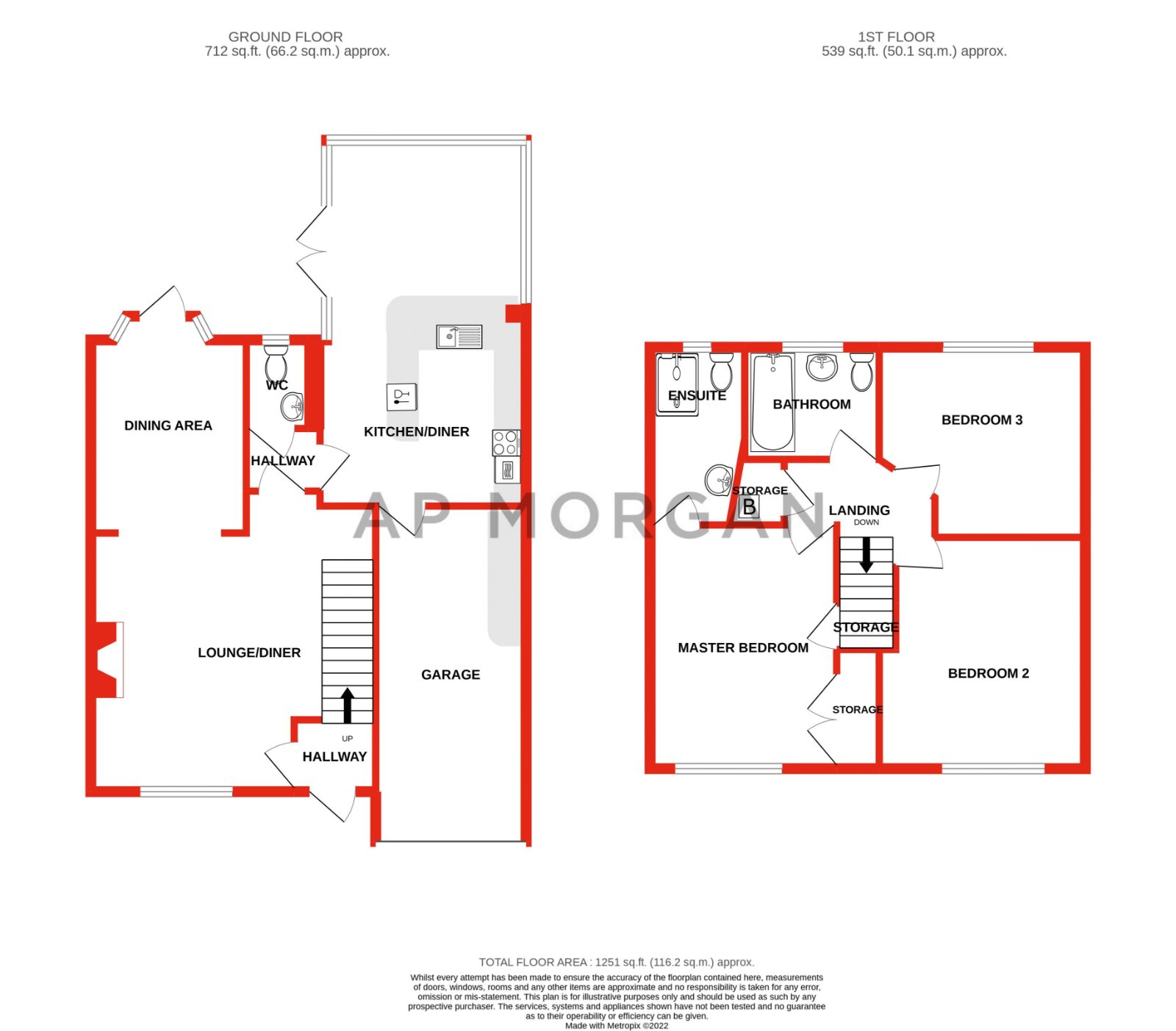 3, The Pines, Birmingham floorplan
