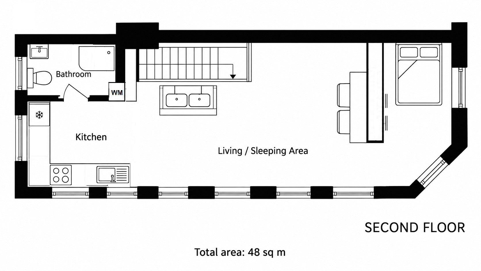 120B Broadway, London floorplan