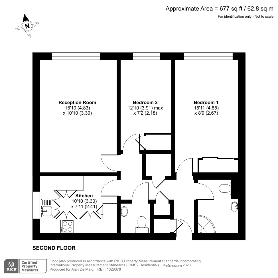 Brackley Road, Beckenham BR3, 2 bedroom flat for sale 65536110