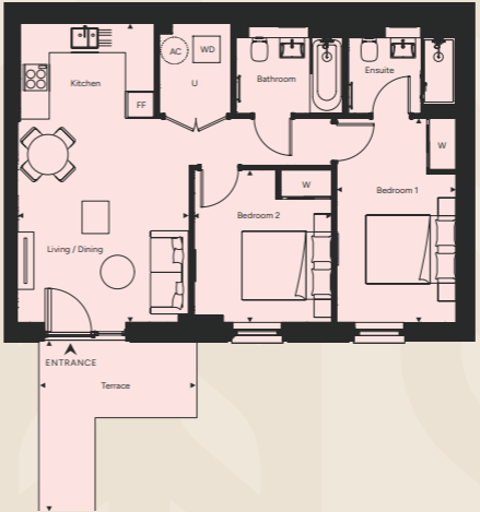 F5, Refinery Square, Stoke Gardens, Slough, Slough floorplan