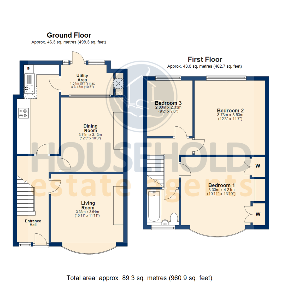 3 Bedrooms Terraced house for sale in Bigthan Road, Dunstable, Bedfordshire LU5