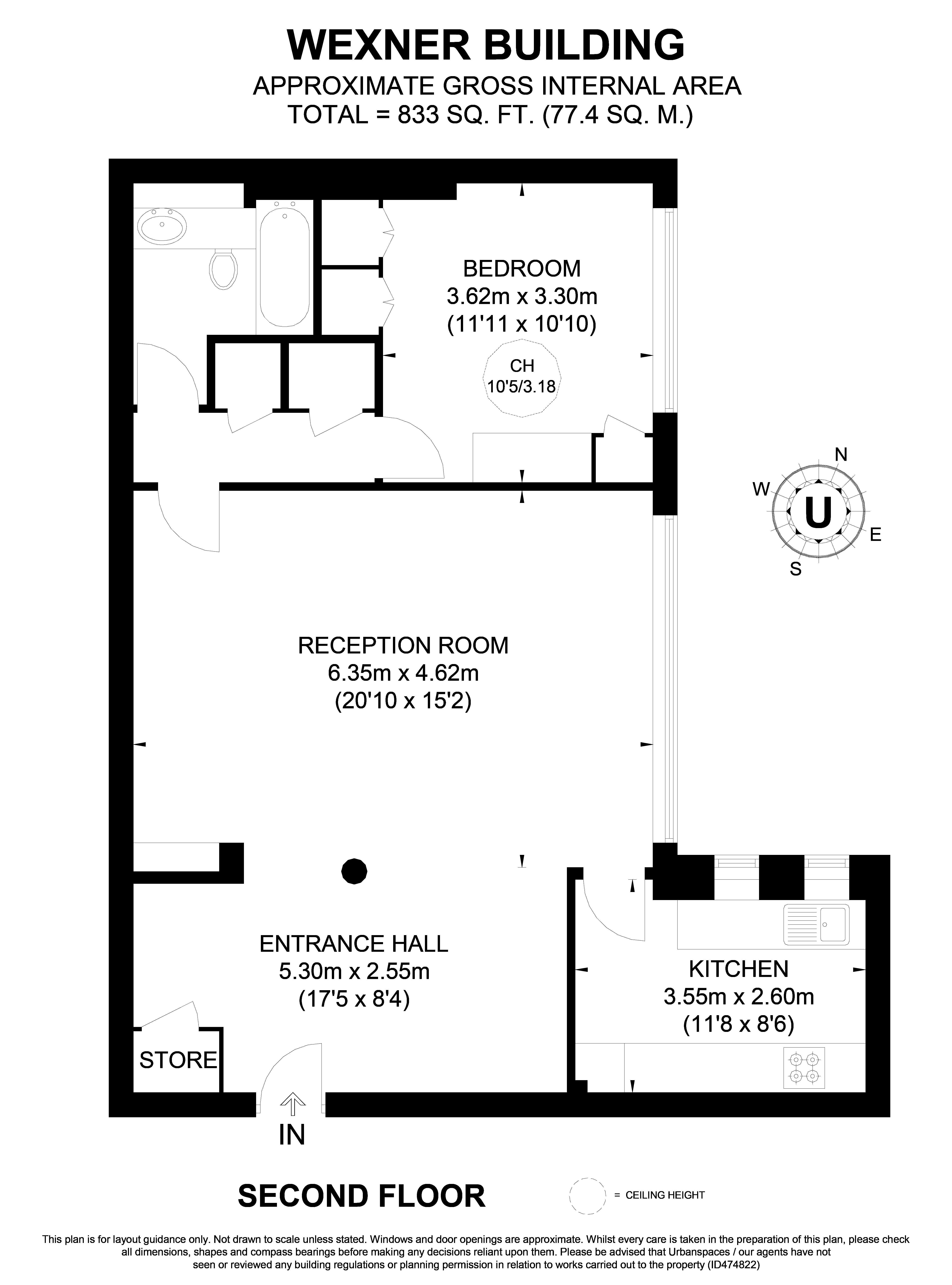 1 Bedrooms Flat for sale in Wexner Building, Liverpool Street E1