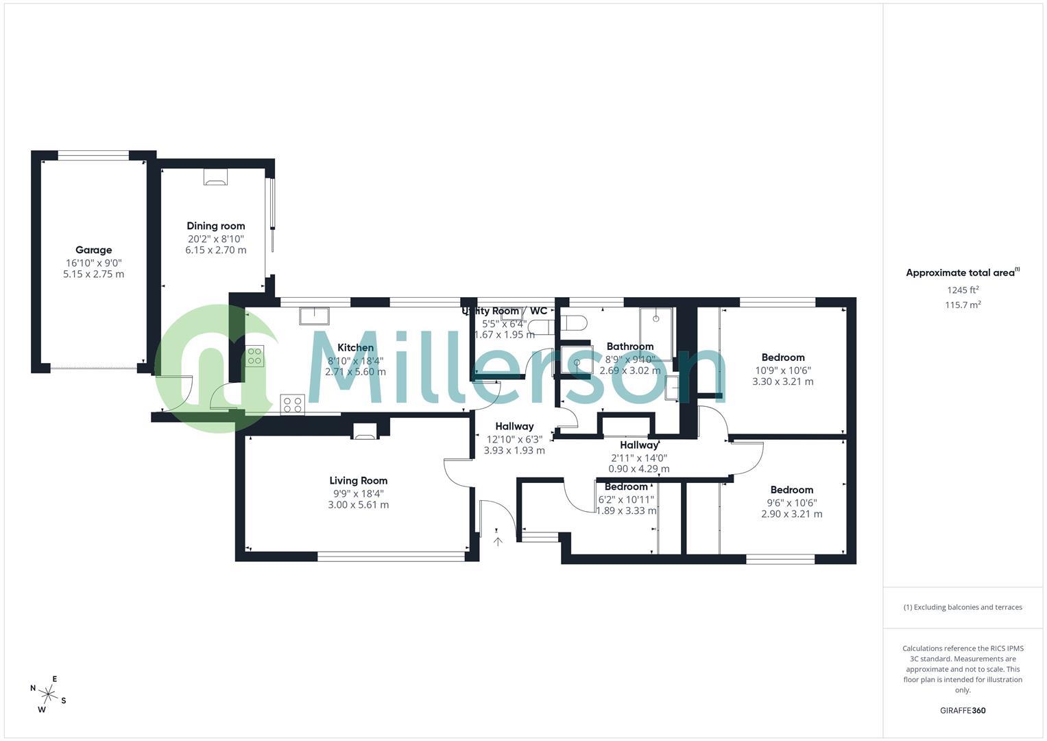 8, Gwithian Road, Hayle floorplan