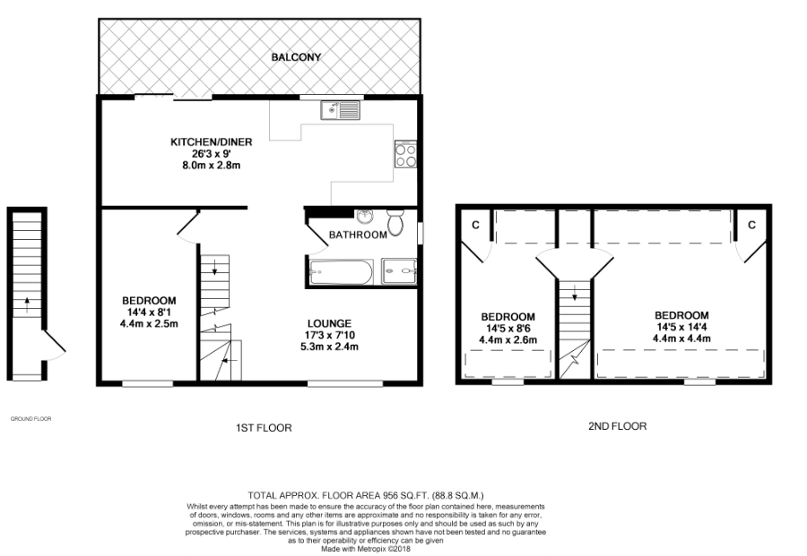 3 Bedrooms Maisonette for sale in High Street, Merstham, Redhill RH1