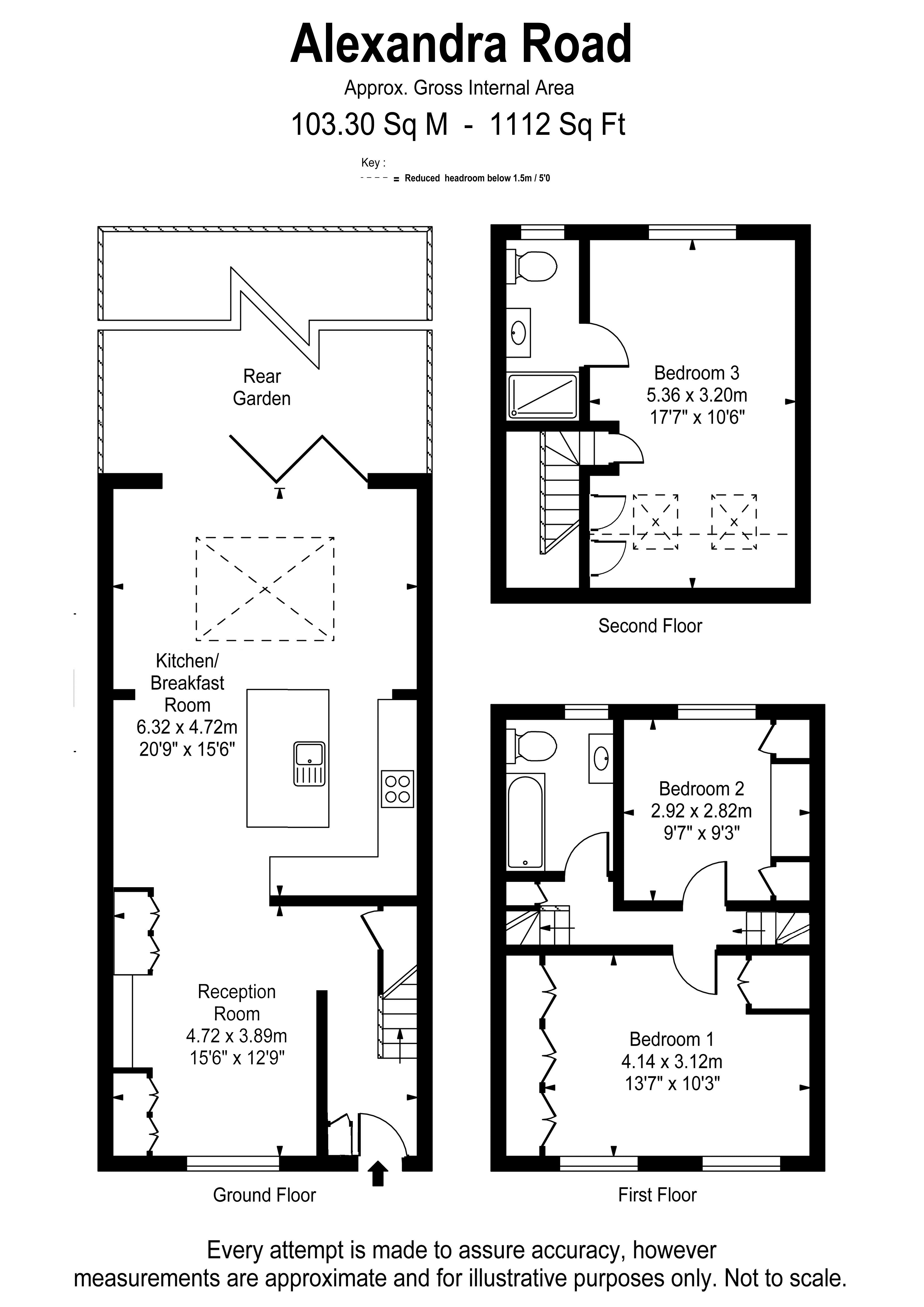 11, Alexandra Road, Surrey floorplan