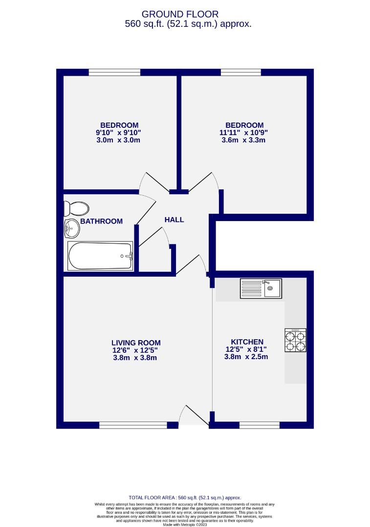 10, Miller Road, York floorplan