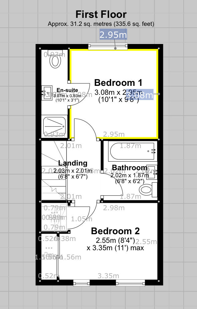 12, Barlow Street, Staffordshire floorplan