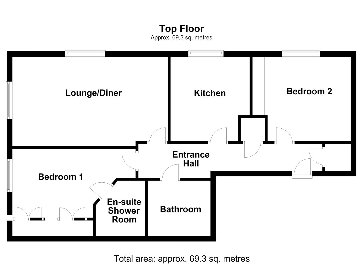 10, Moorcroft Court, Ossett floorplan