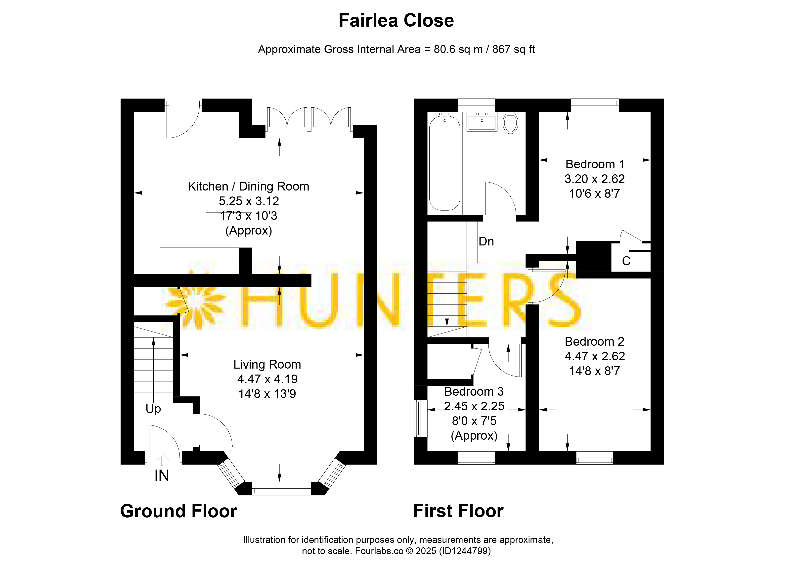 45, Fairlea Close, West Sussex floorplan
